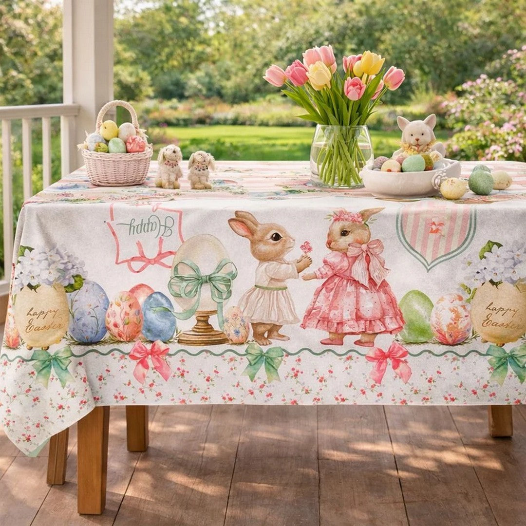 Maestri Cotonieri Home Tovaglia da Tavola in Cotone Amicizia