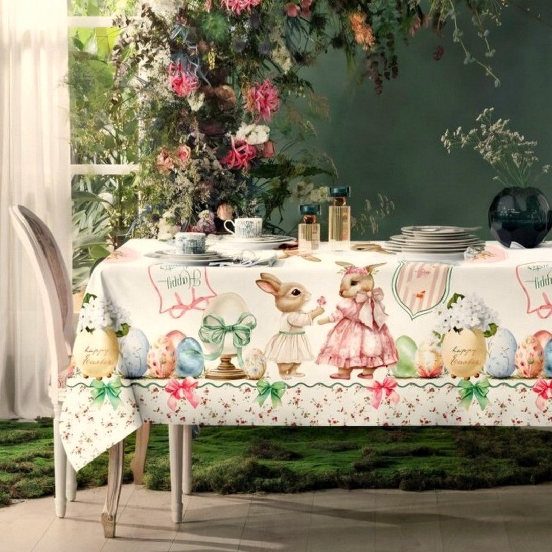 Maestri Cotonieri Home Tovaglia da Tavola in Cotone Amicizia