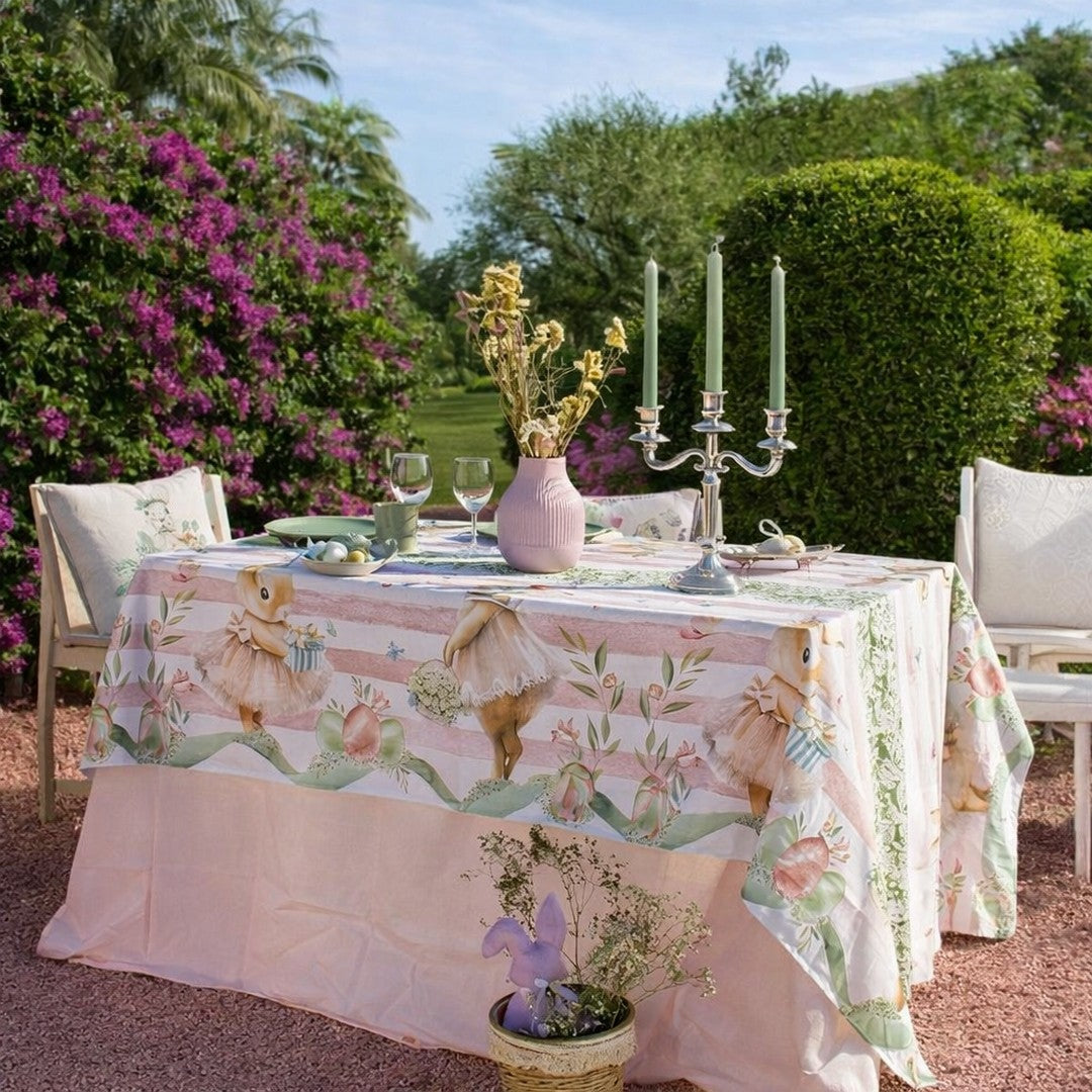 Maestri Cotonieri Home Tovaglia da Tavola in Cotone Favola