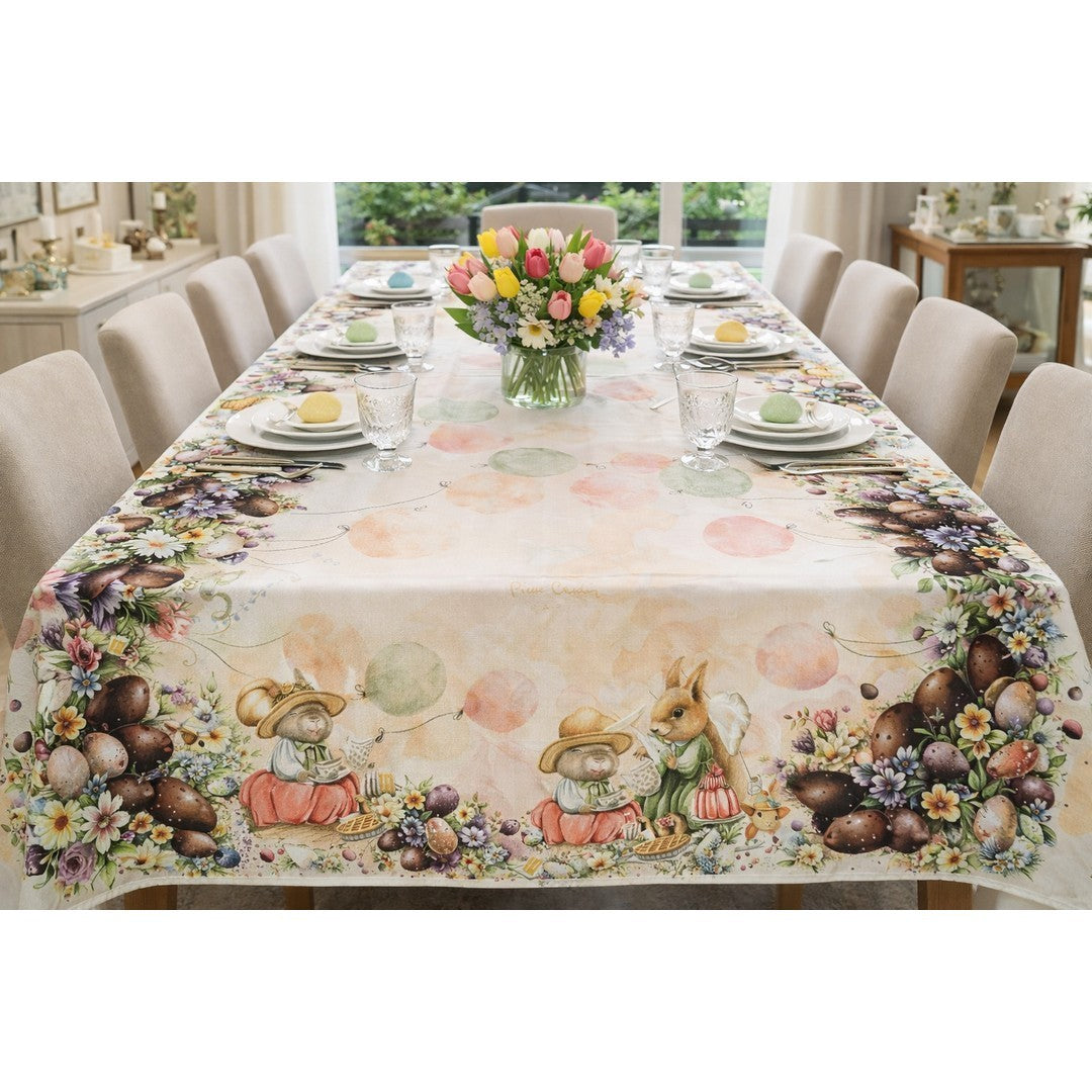 Pierre Cardin Tovaglia da Tavola Alice per 12 Posti Var. Uova