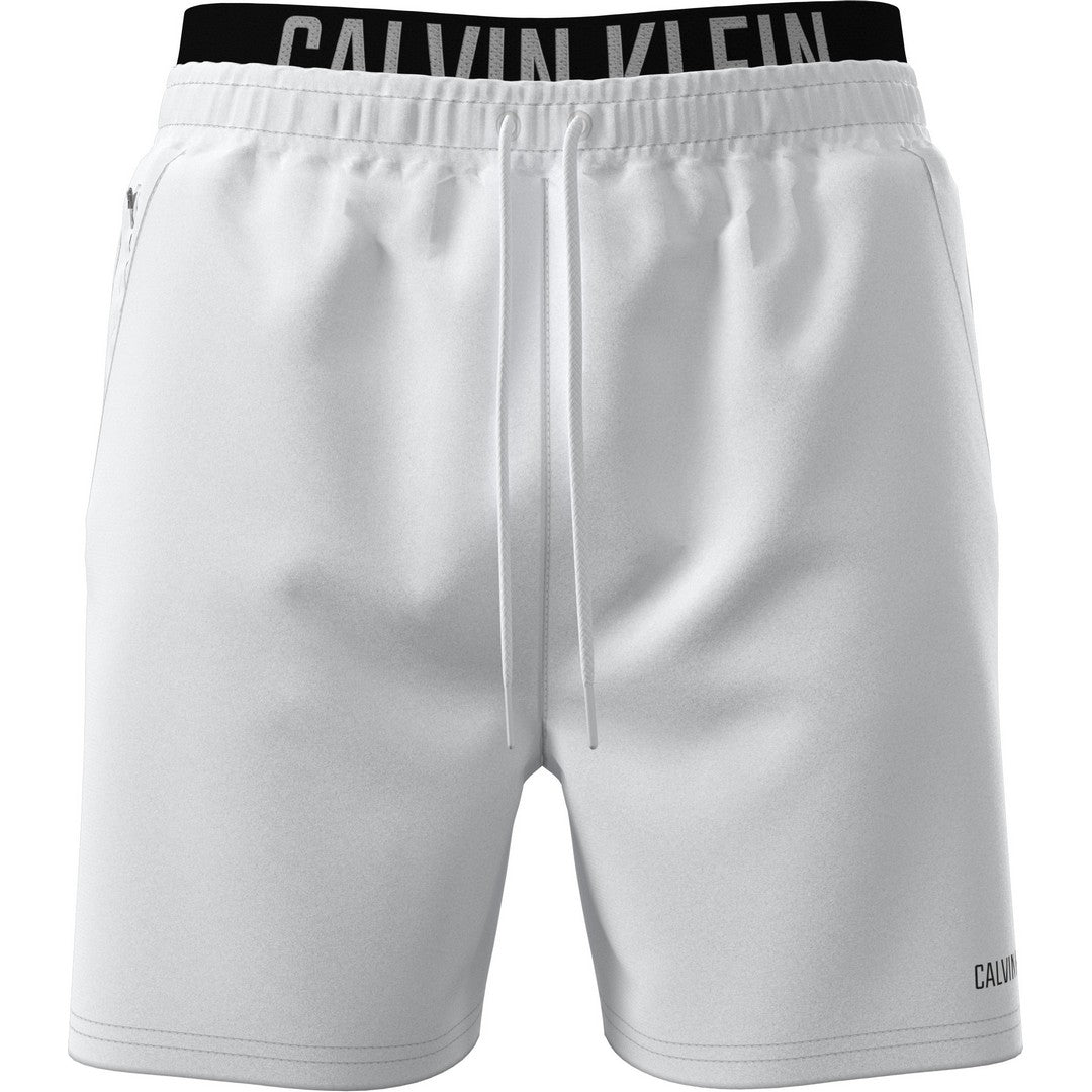 Calvin Klein Beachwear Uomo Costume Pantaloncino Medio - LV00N61015-100