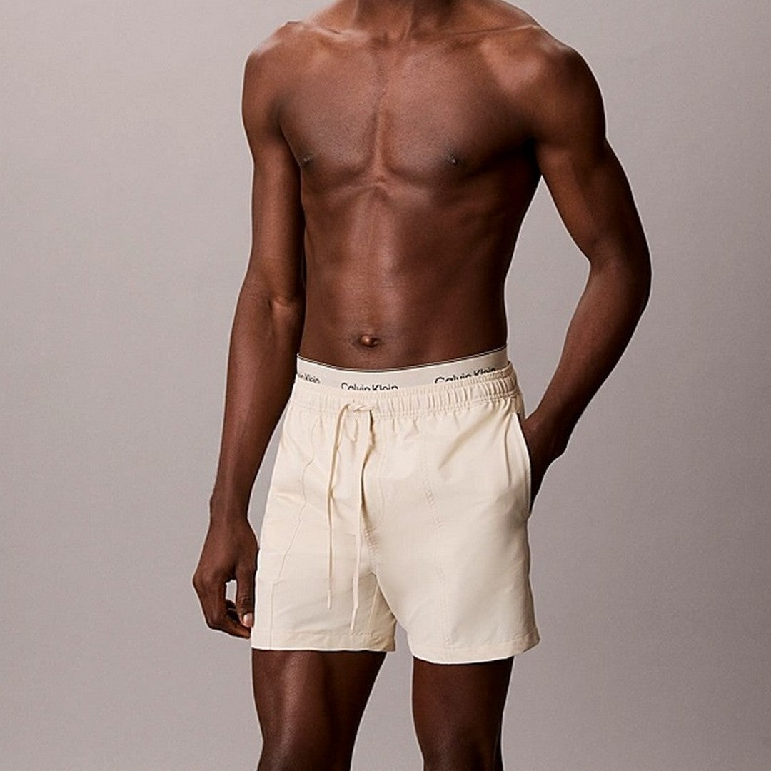 Calvin Klein Beachwear Uomo Costume Pantaloncino Medio - LV00N61017-PD1
