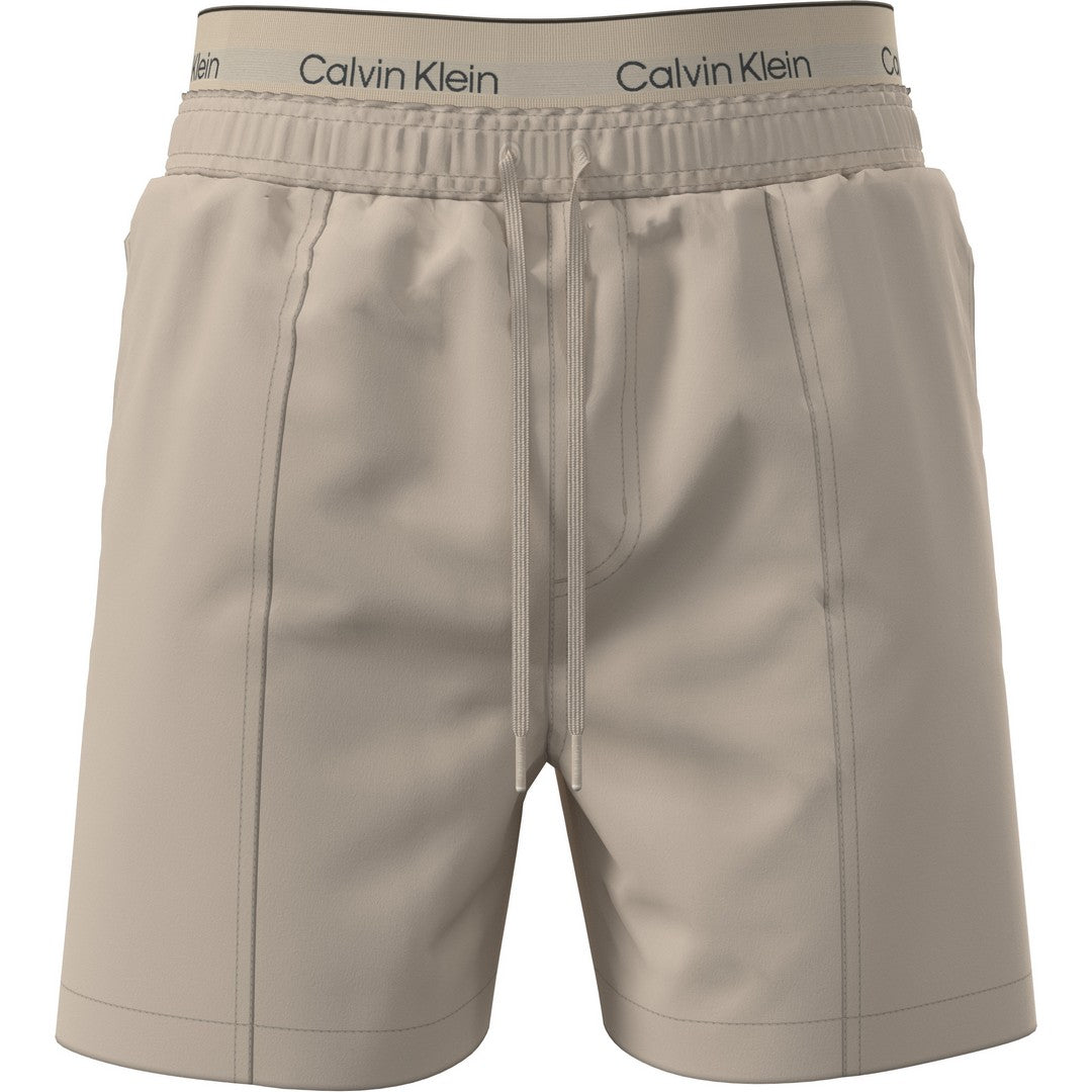 Calvin Klein Beachwear Uomo Costume Pantaloncino Medio - LV00N61017-PD1