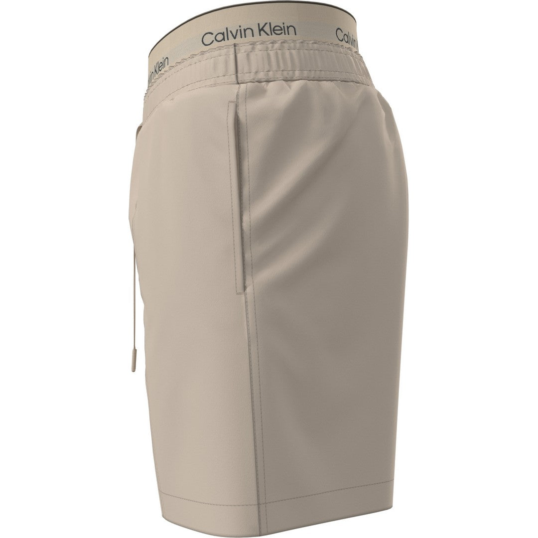 Calvin Klein Beachwear Uomo Costume Pantaloncino Medio - LV00N61017-PD1