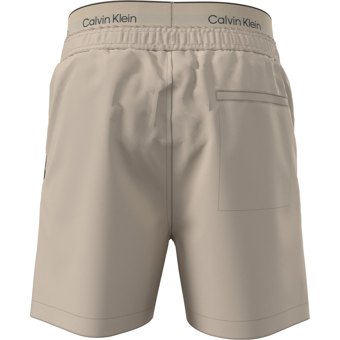 Calvin Klein Beachwear Uomo Costume Pantaloncino Medio - LV00N61017-PD1