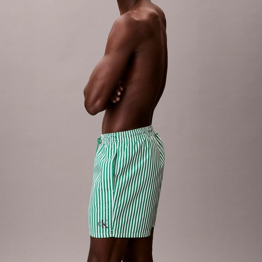 Calvin Klein Beachwear Uomo Costume Pantaloncino Medio - LV00N61045-4ZF