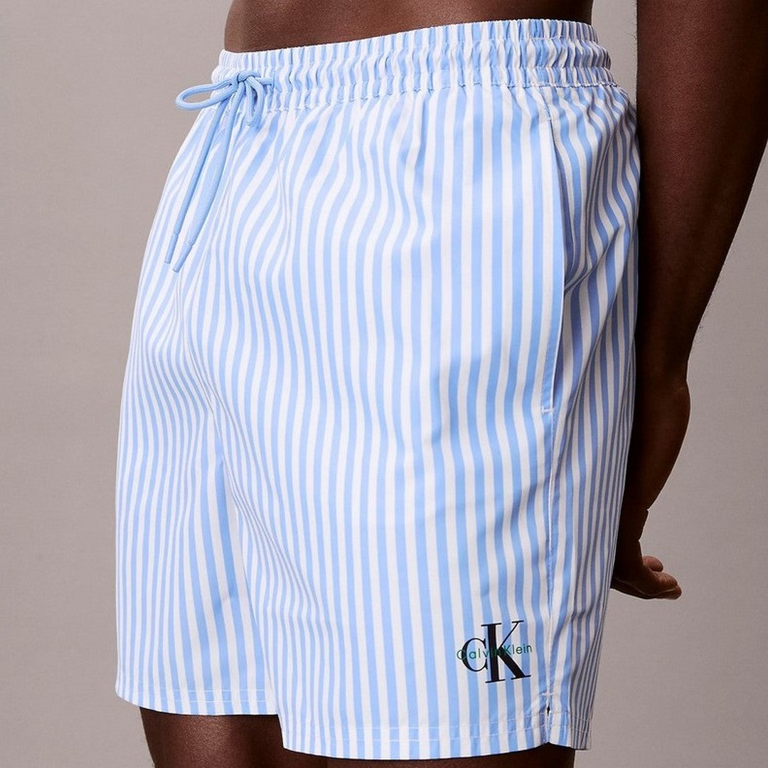 Calvin Klein Beachwear Uomo Costume Pantaloncino Medio - LV00N61045-SNE