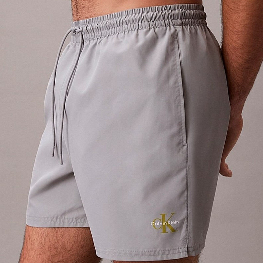 Calvin Klein Beachwear Uomo Costume Pantaloncino Medio - LV00N61045-VOF