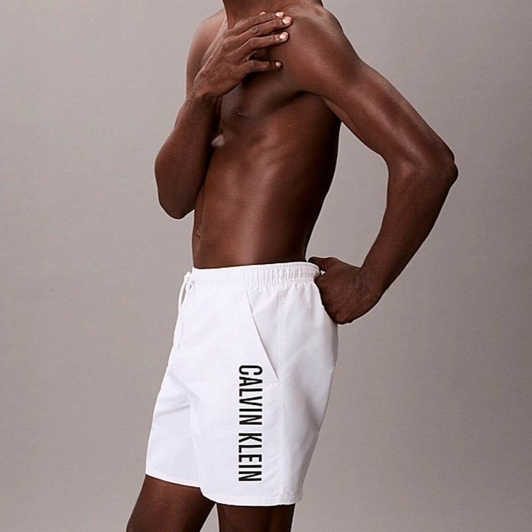 Calvin Klein Beachwear Uomo Costume Pantaloncino Medio - LV00N61047-100