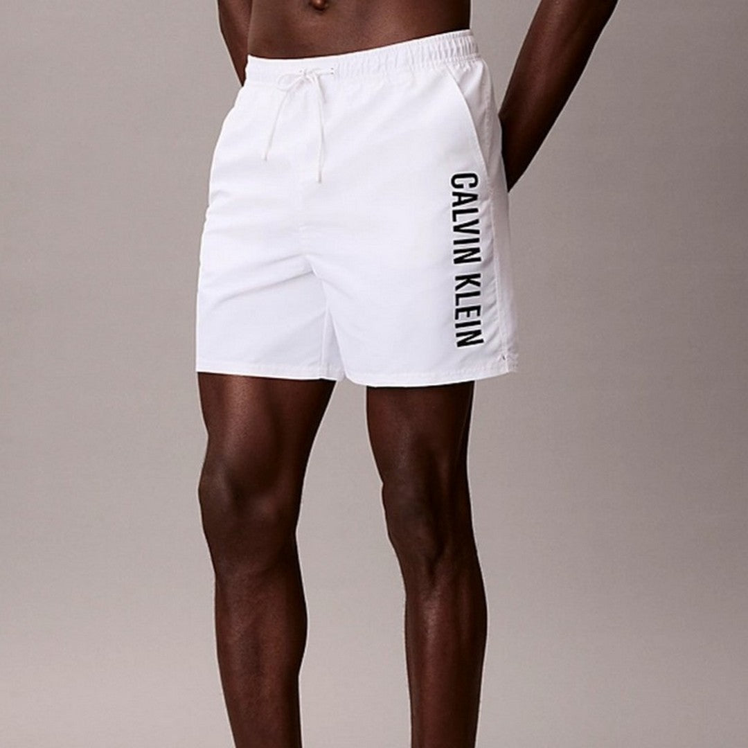 Calvin Klein Beachwear Uomo Costume Pantaloncino Medio - LV00N61047-100