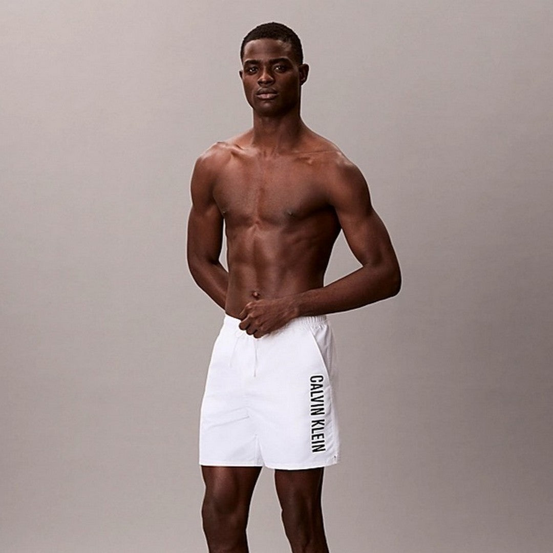 Calvin Klein Beachwear Uomo Costume Pantaloncino Medio - LV00N61047-100