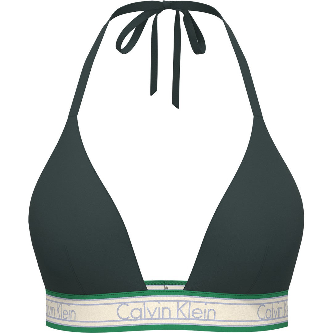 Calvin Klein Beachwear Top Bikini Donna Triangolo Halter - LV00Q61214-LDC