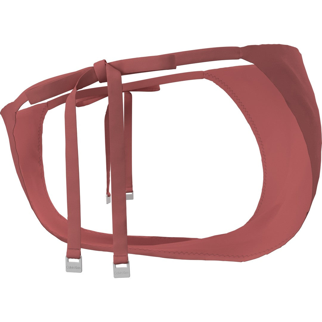 Calvin Klein Beachwear Slip Bikini Donna Laccetti - LV00Q62704-VCC