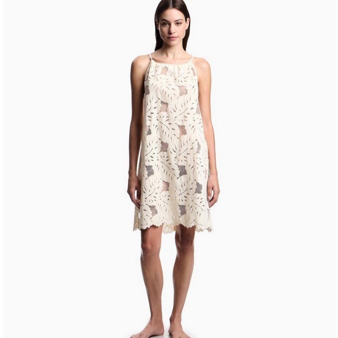 Emporio Armani Beachwear Donna Abito in Pizzo Foliage - EW004090 AF20798 U1054