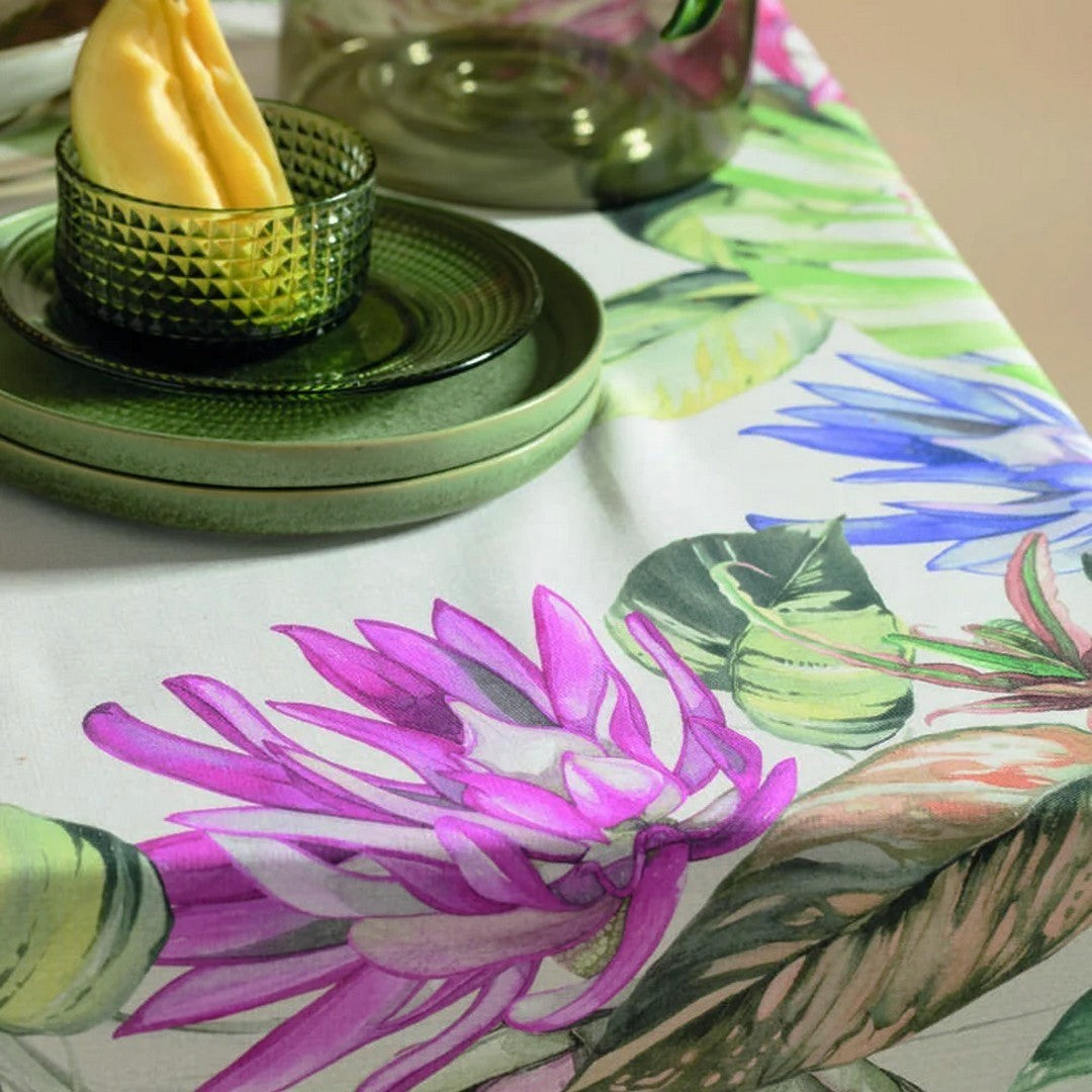 Riviera Mai Tai Tovaglia Antimacchia In Twill Di Cotone