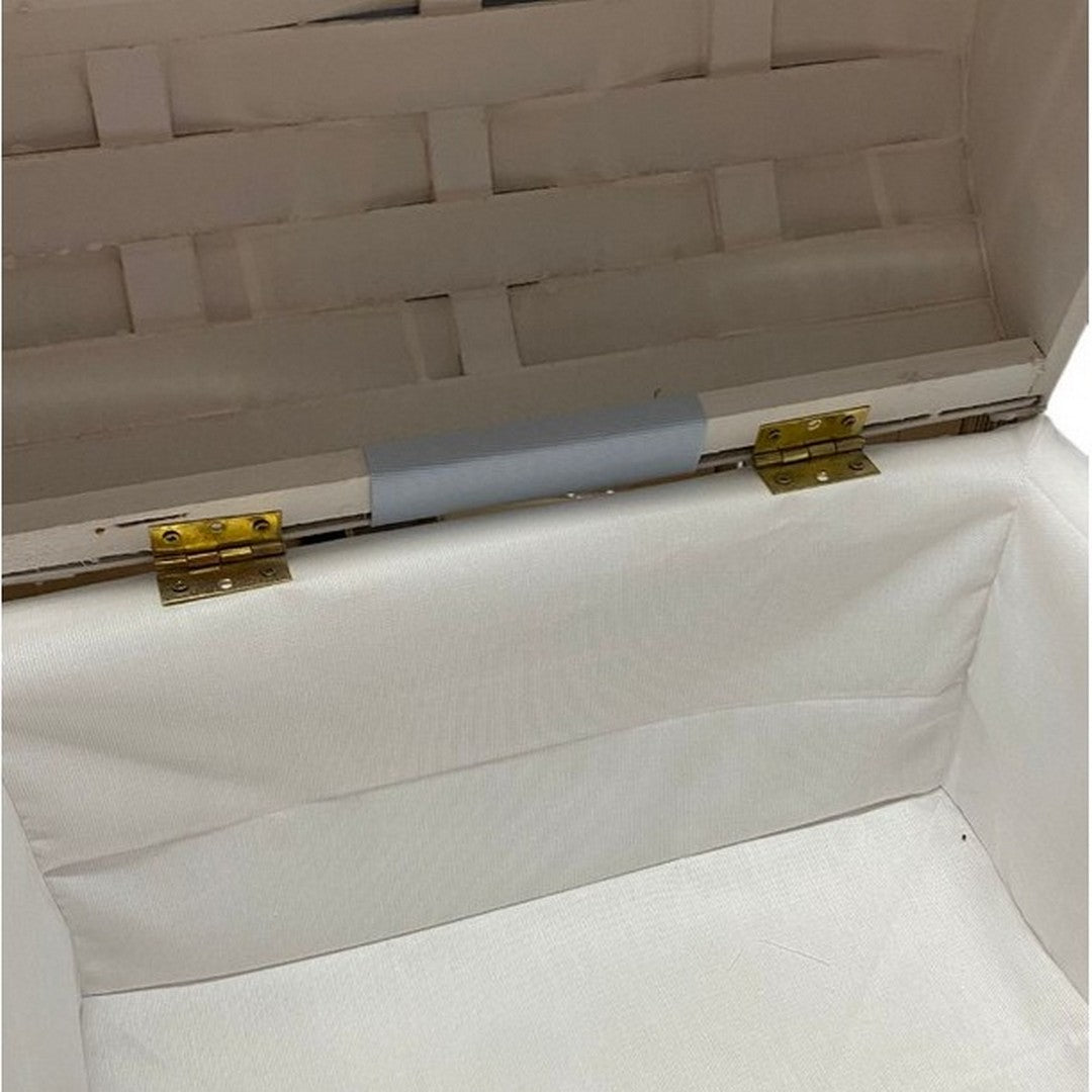 Bauletto Decorativo per Cameretta  Orsetto e Fiocchi Celesti