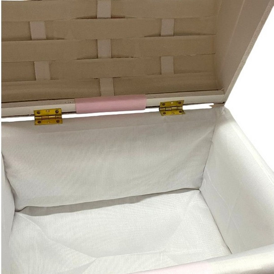 Bauletto Decorativo per Cameretta  Cuore e Fiocco Rosa