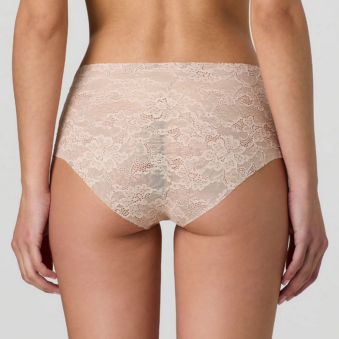 Jadea Donna Slip Midi in Pizzo a Taglio Laser