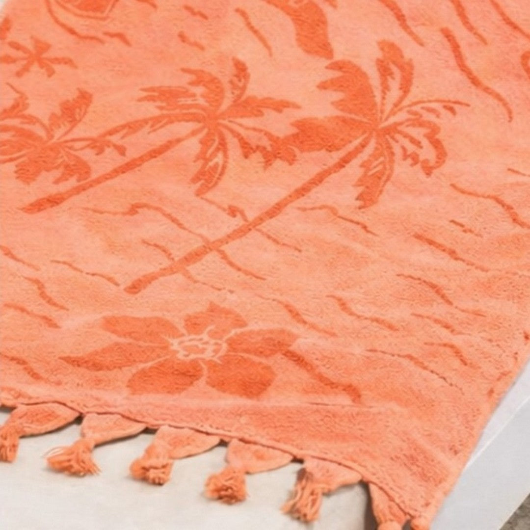 Noidinotte Telo Mare Spugna Velour Rasato Coral3