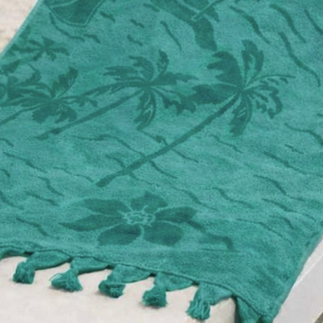 Noidinotte Telo Mare Spugna Velour Rasato Delphin Blue