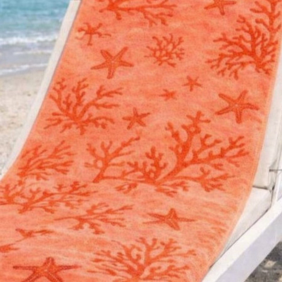 Noidinotte Telo Mare Spugna Velour Rasato Coral