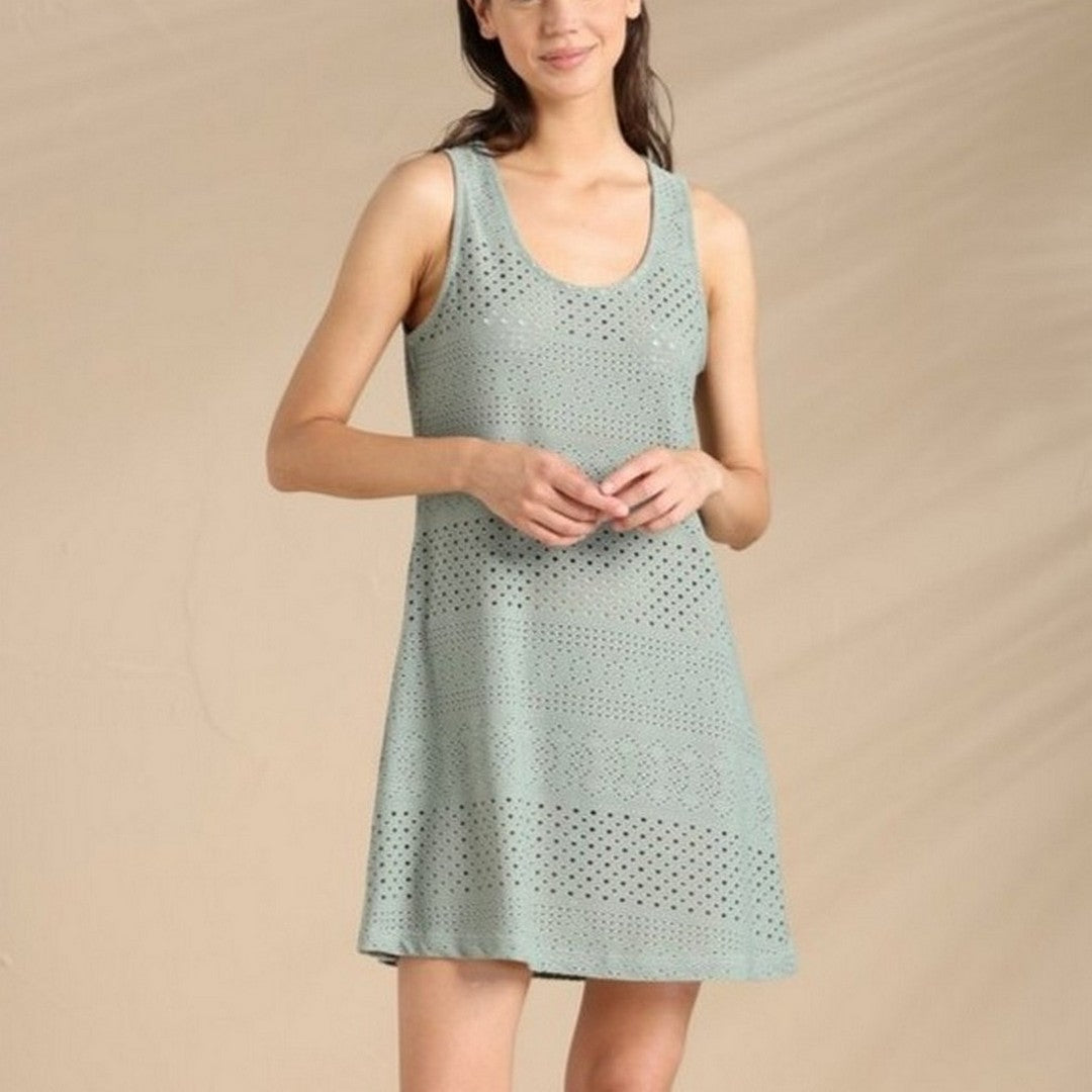 Noidinotte  Abito Donna Spalla Larga Poliestere Effetto Sangallo