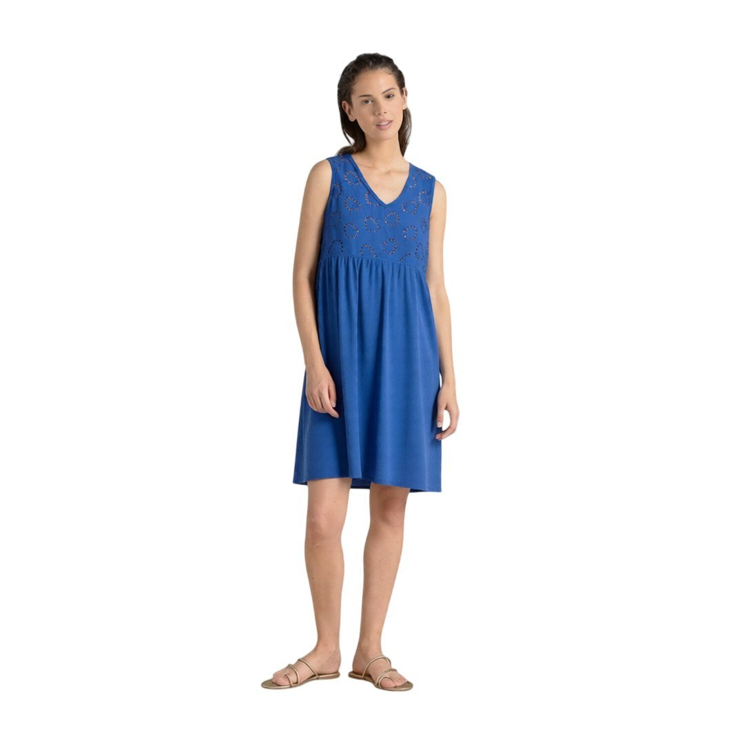 Noidinotte Abito Donna Spalla Larga Jersey Di Cotone E Sangallo
