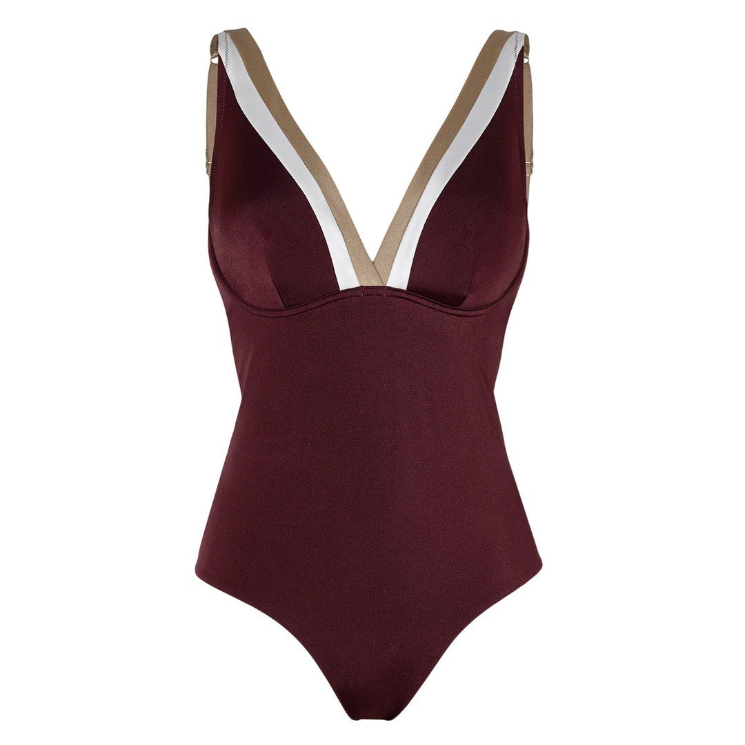 Lovable Beachwear Donna Costume Intero Shiny Colour Block 9L0DTB