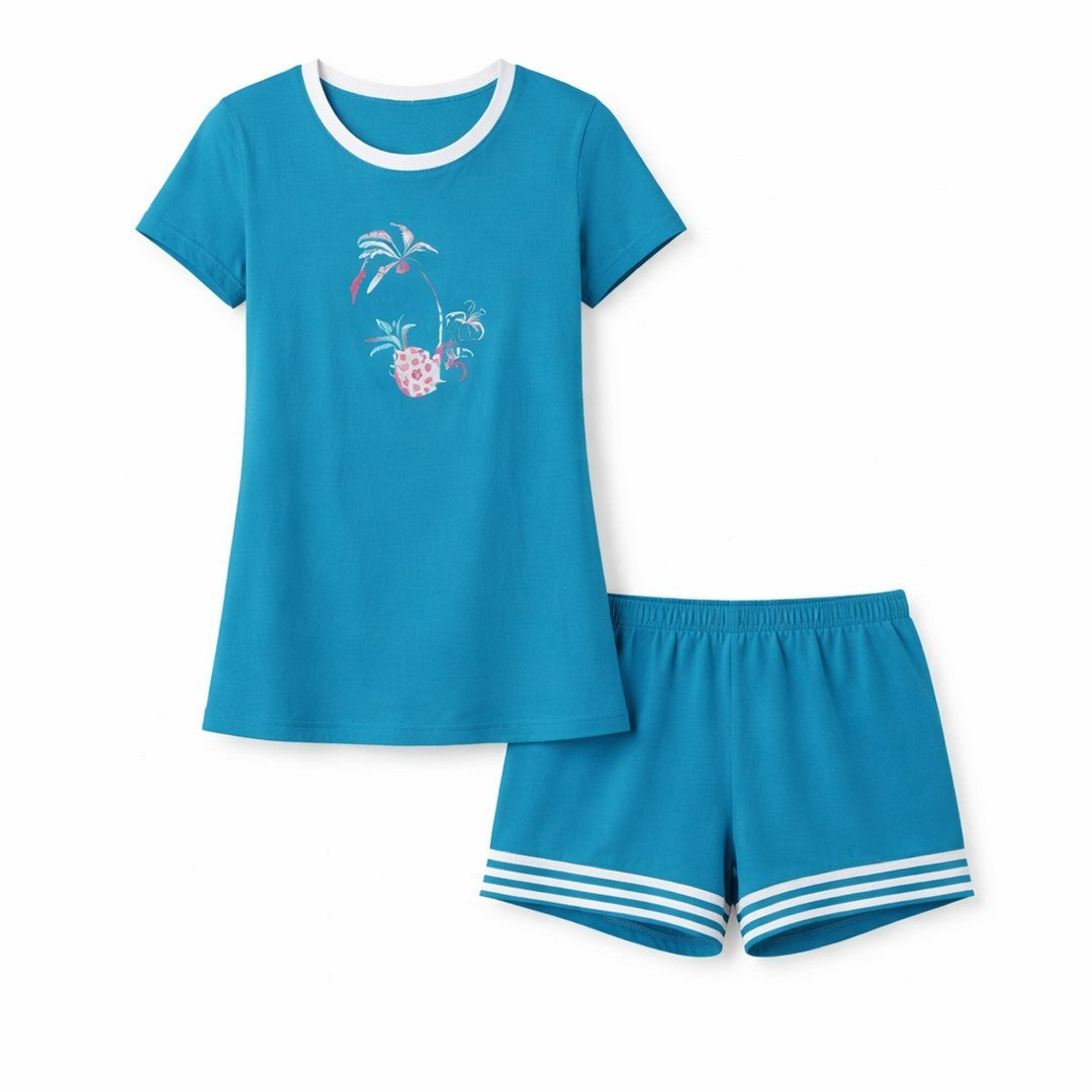 Lovable Donna Pigiama Corto in Jersey 9L0EQM