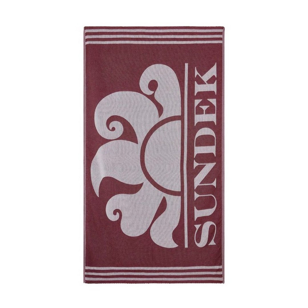 Sundek Unisex Telo Mare Fouta Jacquard con Logo - AM401ATC1000 T6S001