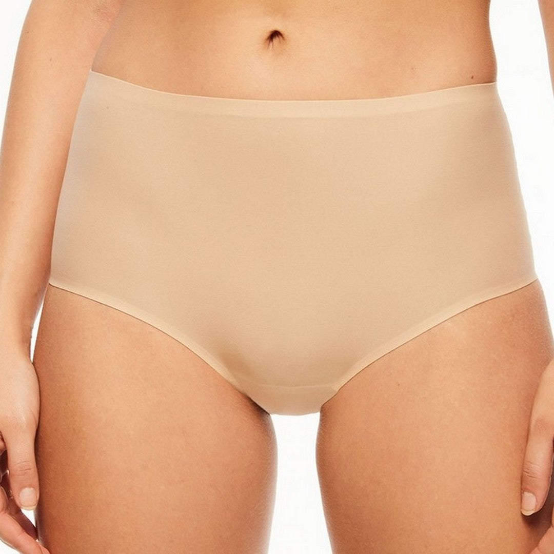 Chantelle Culotte Donna Soft Stretch Vita Alta Beige - 2647-0WU