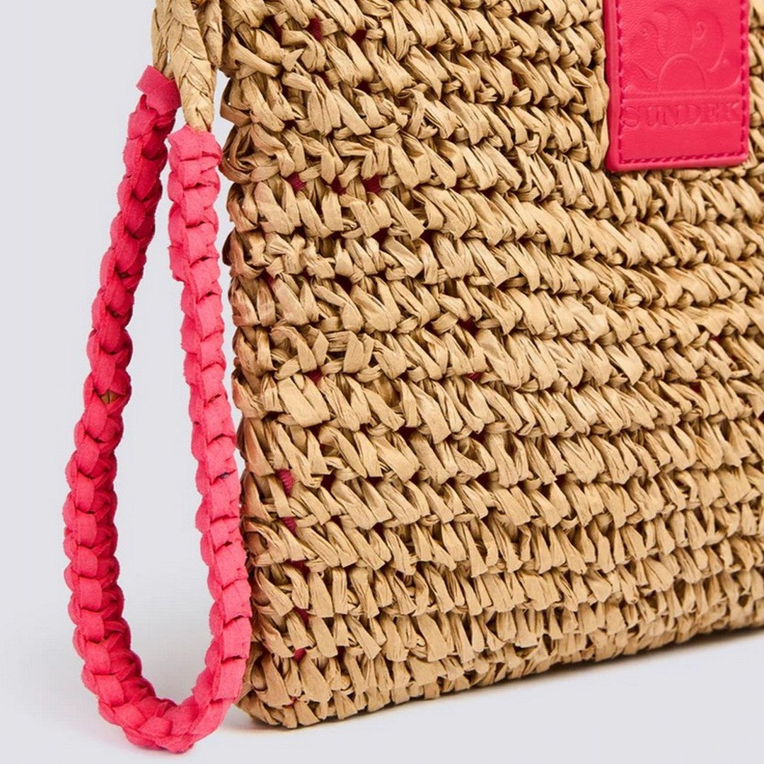 Sundek Unisex Borsa Momo Paper Straw - AW740ABPA100 T6S051