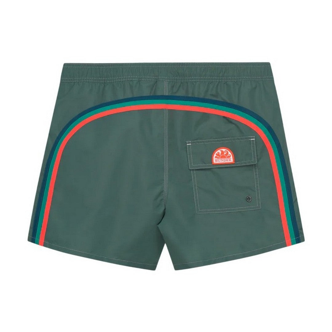 Sundek Uomo Costume Pantaloncino Vita Semi Elasticata Taffetà-M911BDTA100 M6S010