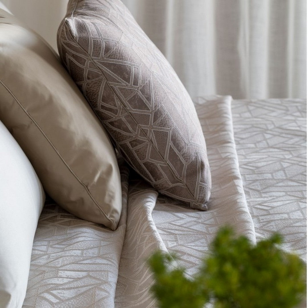 Reevèr Axis Cuscino Decorativo Jacquard 50*50 Tortora - AG0987