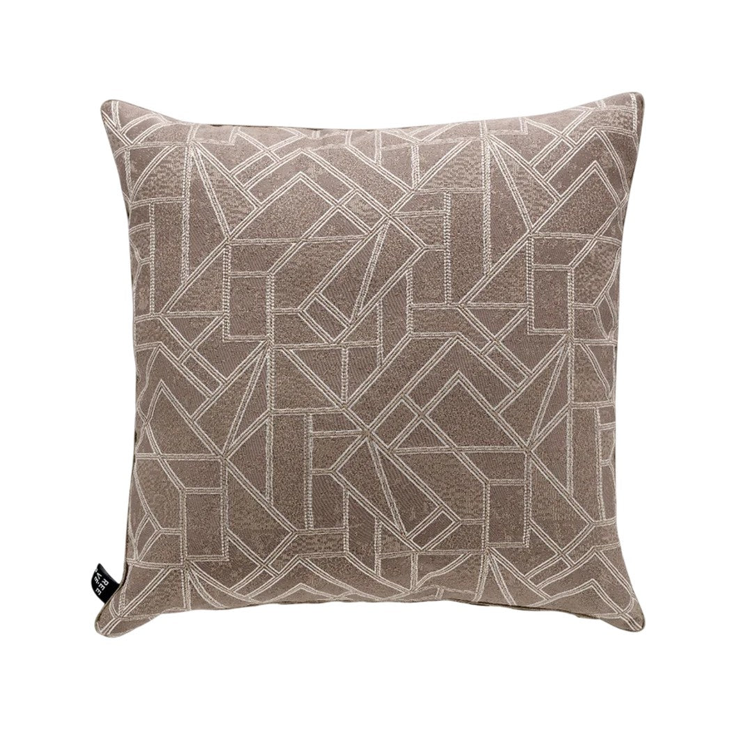 Reevèr Axis Cuscino Decorativo Jacquard 50x50 Tortora - AG0987