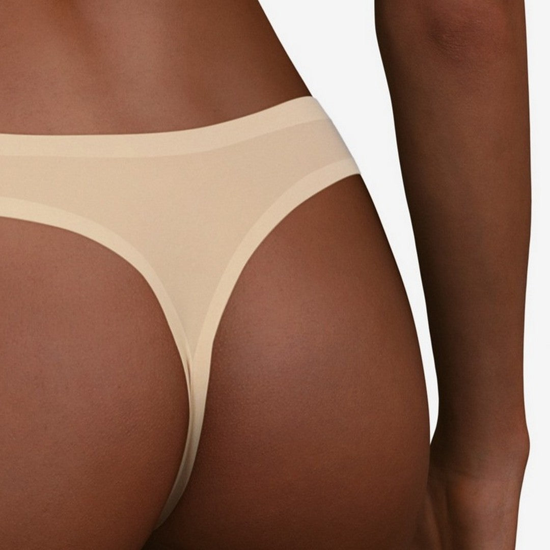 Chantelle Slip Donna Soft Stretch Thong String Beige - 2649-0WU