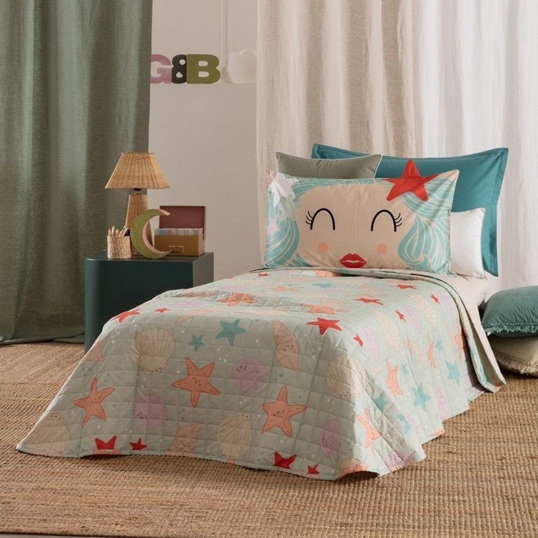 Riviera Crystal Quilt Percalle + Federa Stampa Digitale