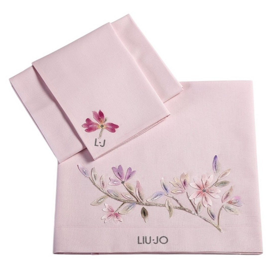 Liu Jo Baby Completo Lenzuola Carrozzina in Cotone Twigs BL652C