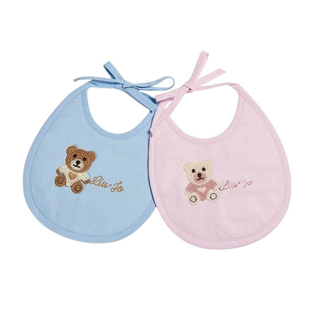 Liu Jo Baby Bavaglino in Spugna di Cotone Bear BA141B