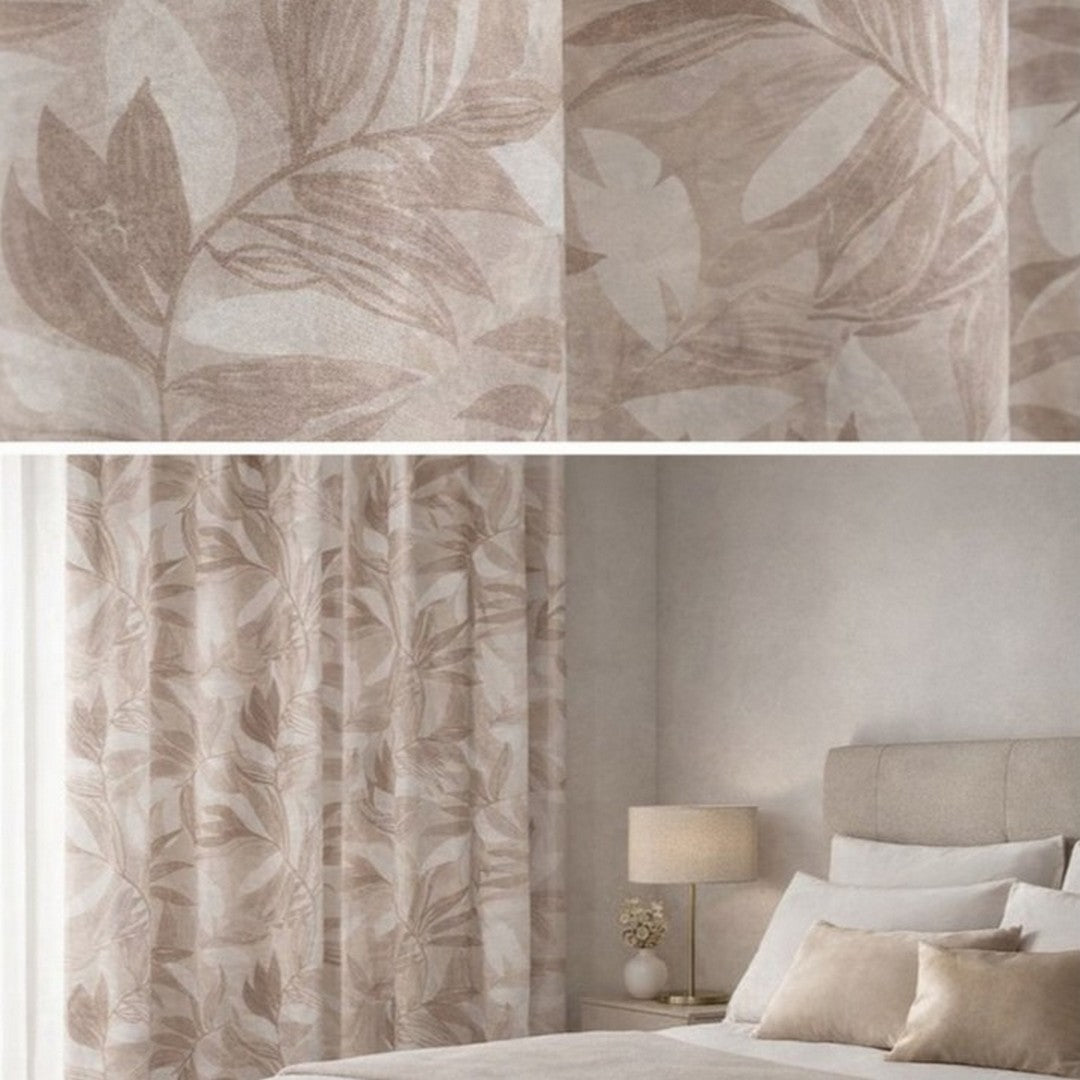 Linea Oro Gaia Pannello Tenda Semivelata Emily con Anelli