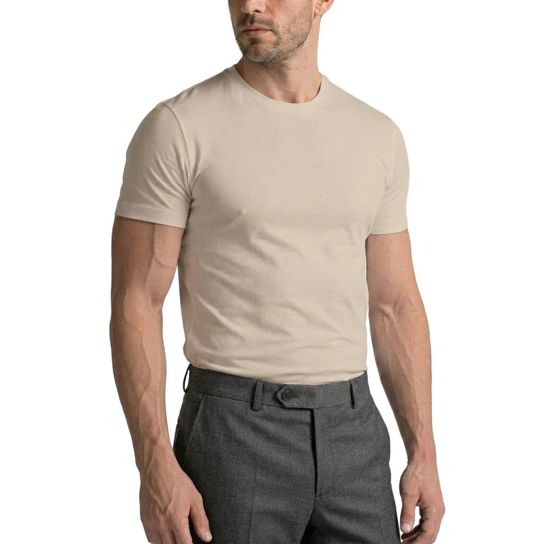 Mabrat UomoT-Shirt Sottogiacca in Modal e Filo di Scozia