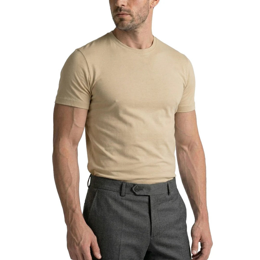 Mabrat UomoT-Shirt Sottogiacca in Modal e Filo di Scozia