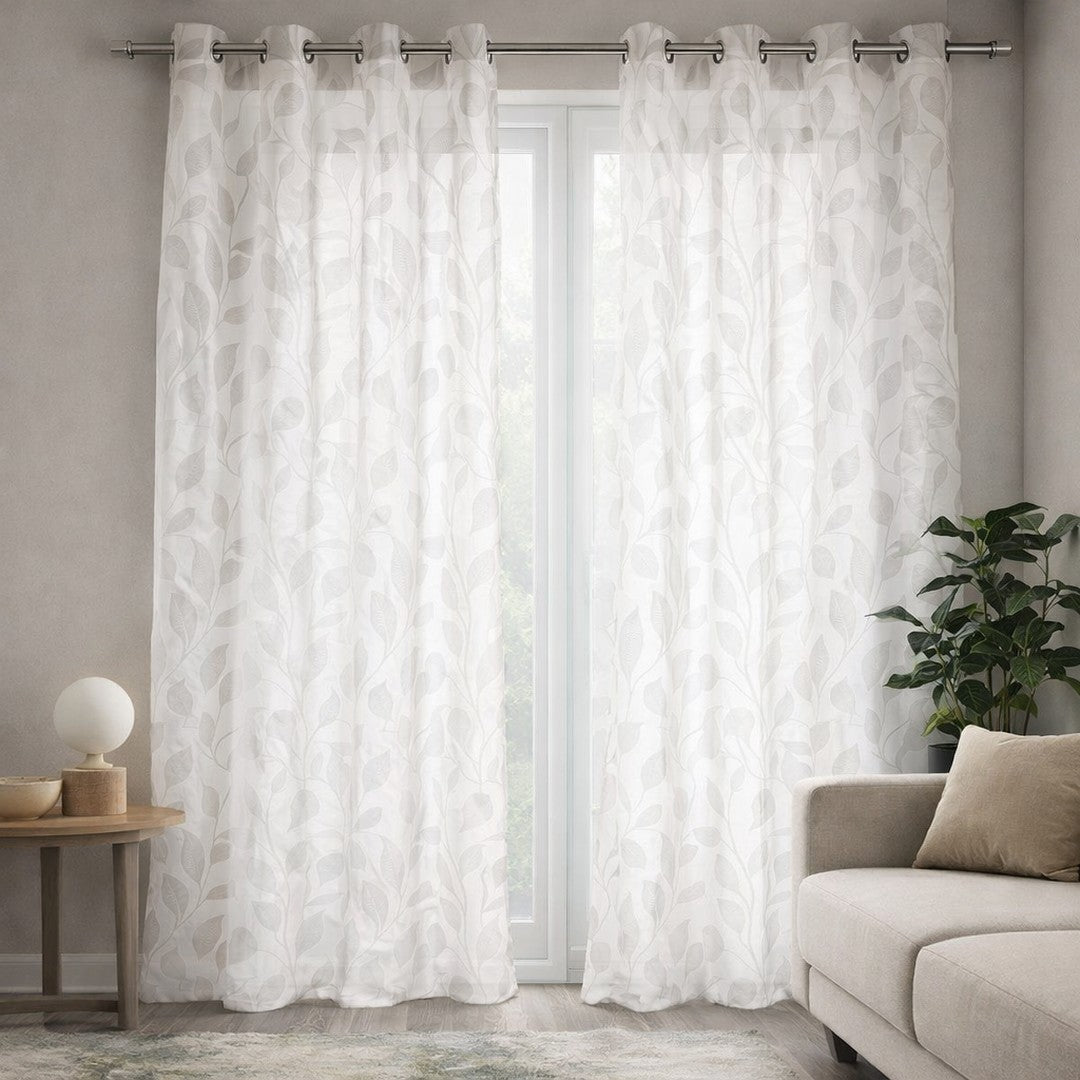 Linea Oro Shanghai Tenda Semi-Trasparente Fantasia Geometrica