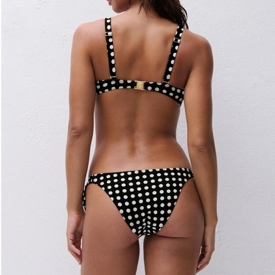Chantelle Beachwear Donna Slip Bikini Laccetti Pois - C17UA6 - C68