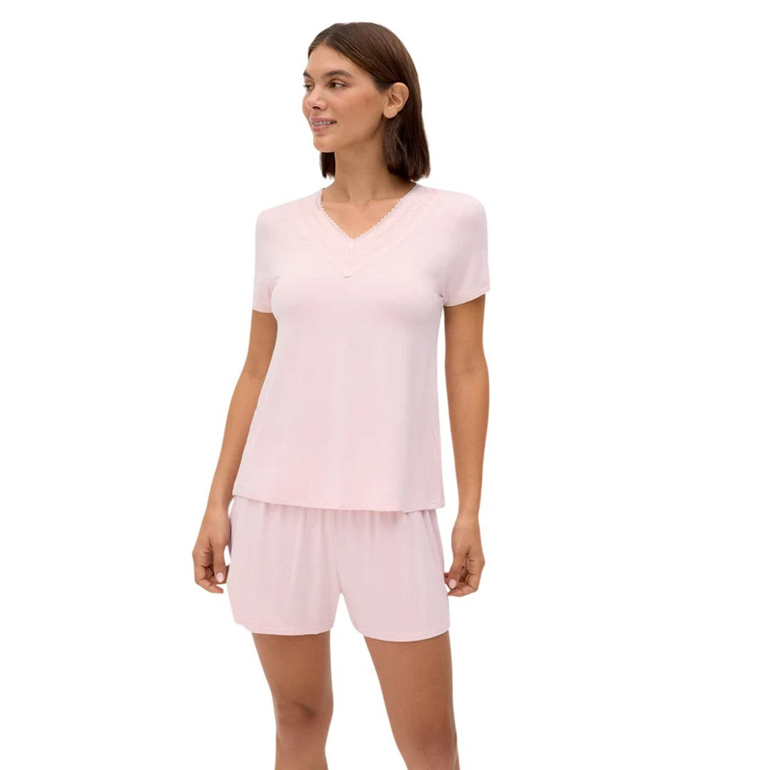 Ysabel Mora Donna Pigiama in Viscosa Corto - 10823 CANDY ROSE