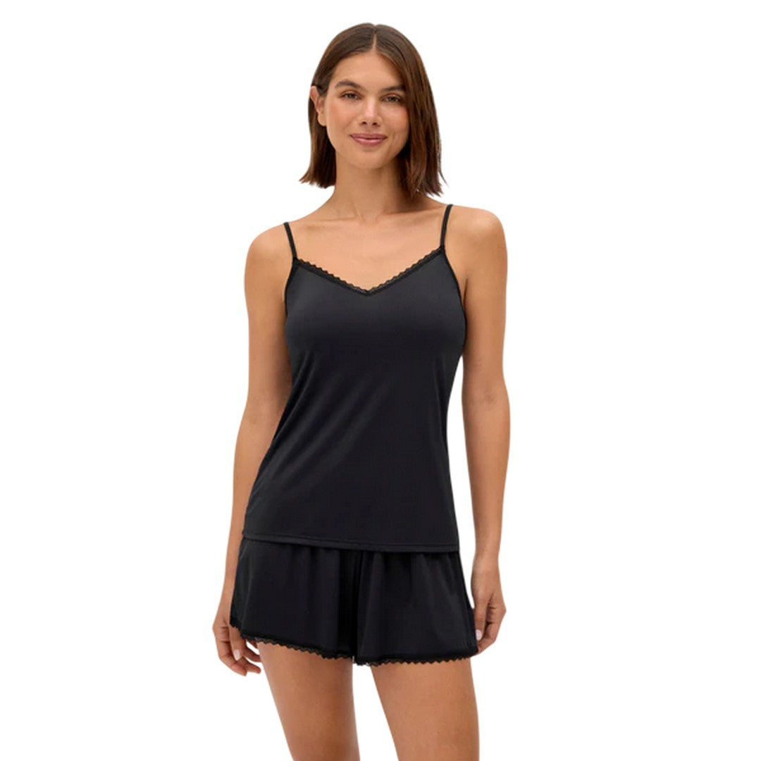 Ysabel Mora Donna Pigiama Spalline in Viscosa - 10836 NERO