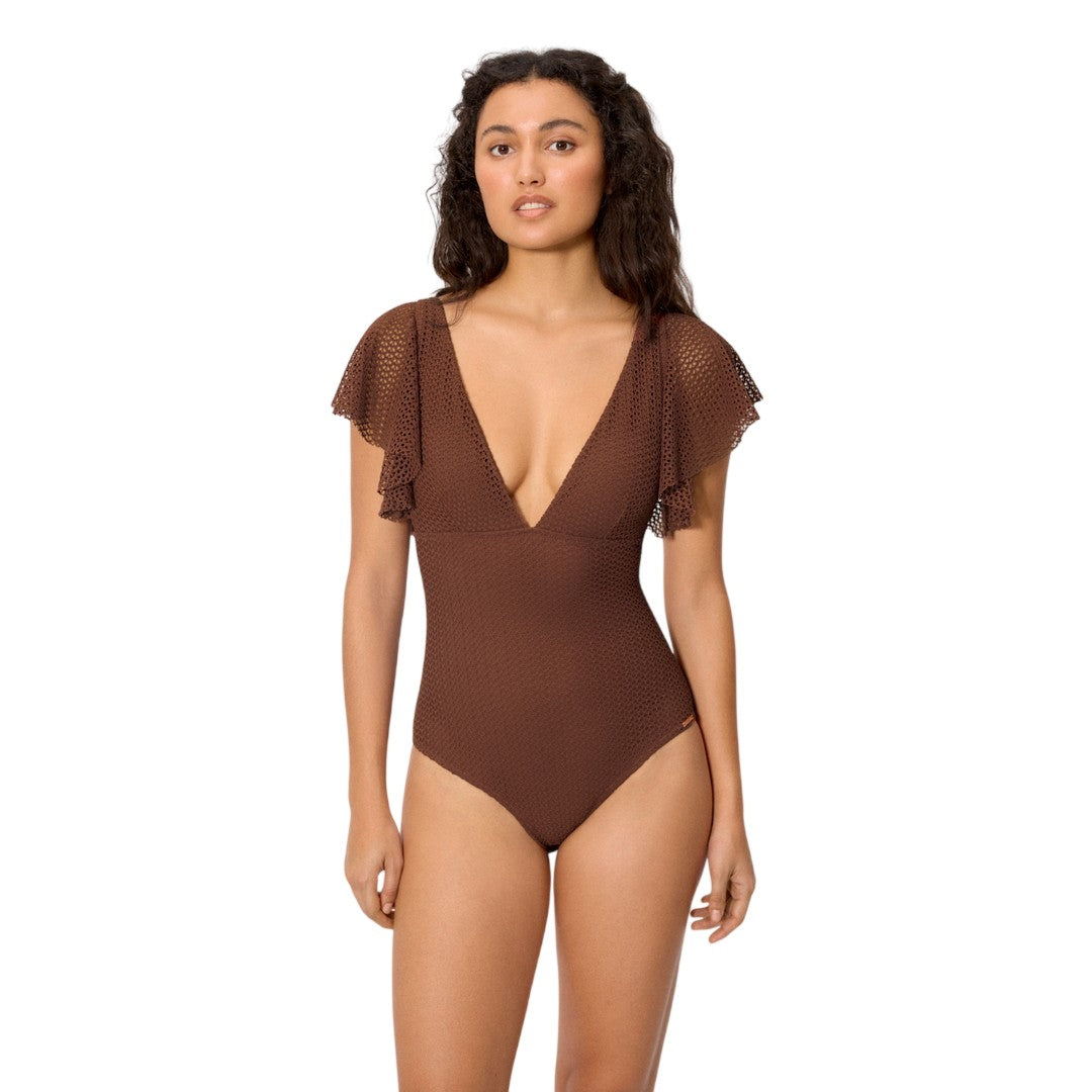 Ysabel Mora Beachwear Donna Costume Intero - 83187 BROWN