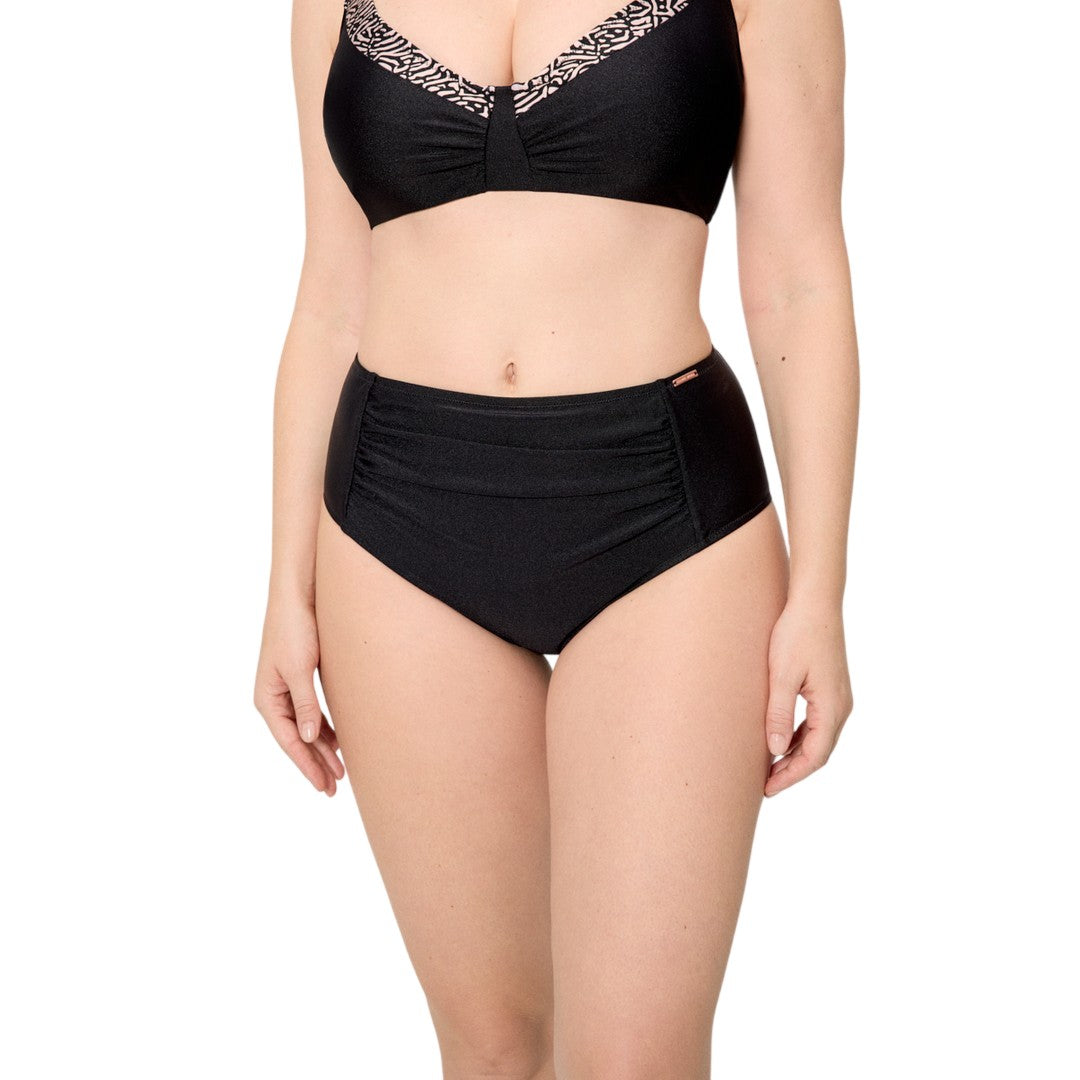 Ysabel Mora Beachwear Donna Slip Bikini Alto Modellante - 83278 NEGRO