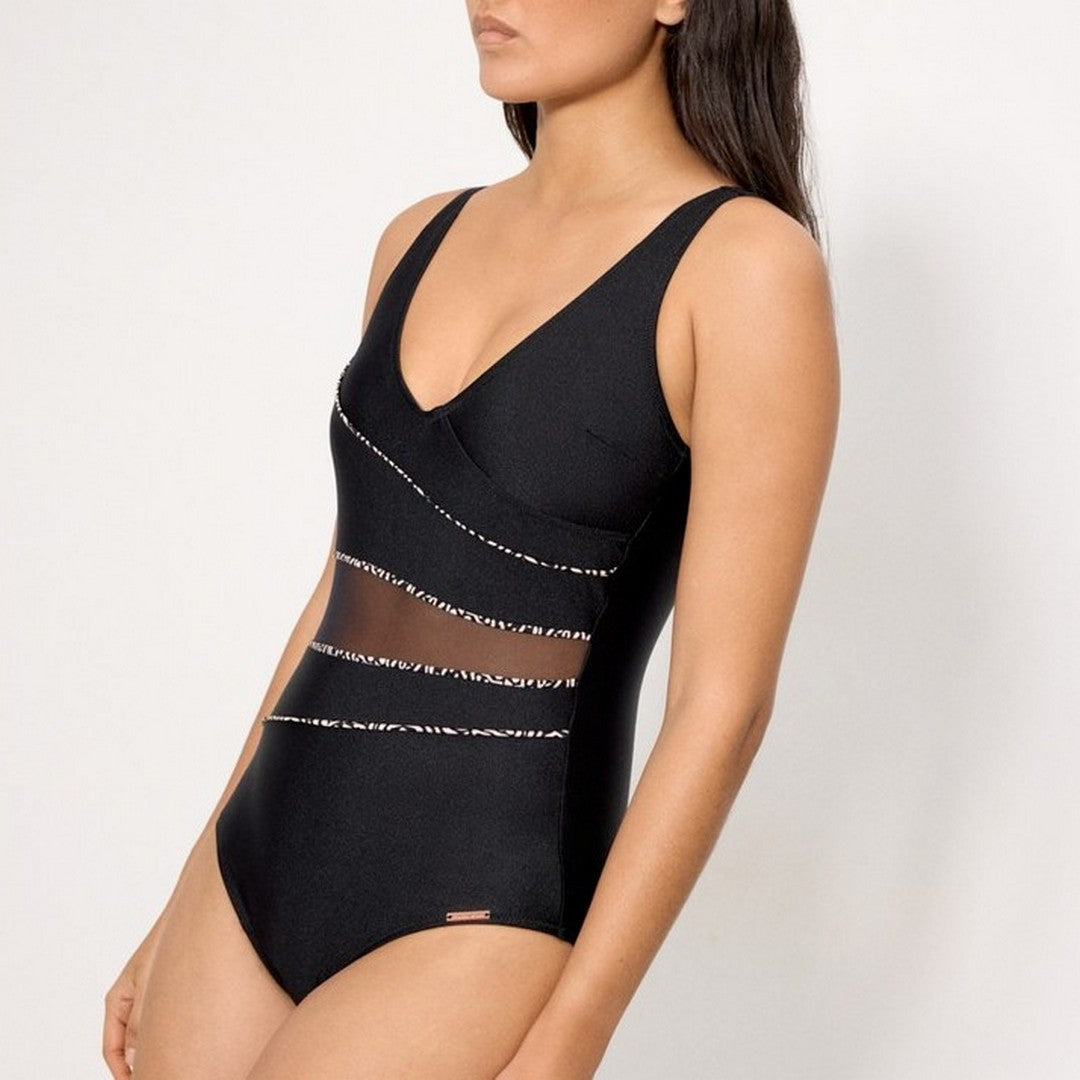 Ysabel Mora Beachwear Donna Costume Intero Modellante - 83282 NEGRO