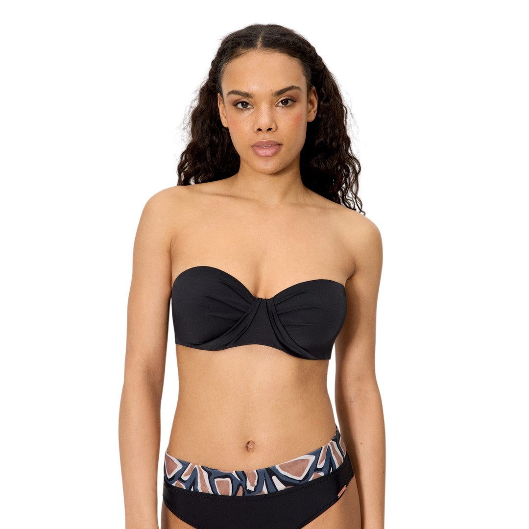 Ysabel Mora Beachwear Donna Top Bikini Bandeau - 83302 NEGO